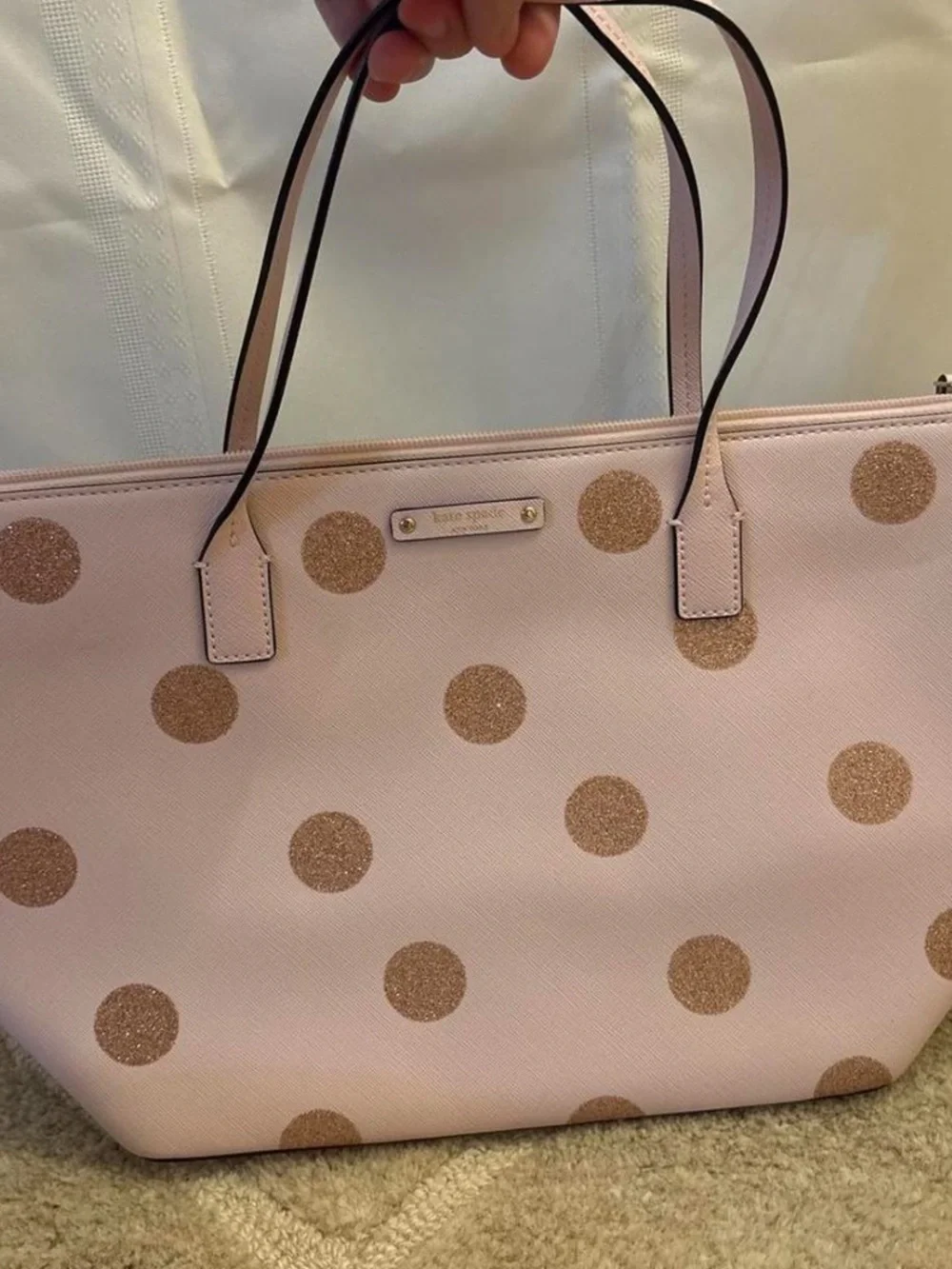 Kate Spade Polka Dot Pink Purse